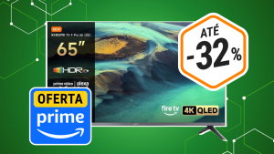 Últimas horas: a Smart TV Xiaomi TV F Pro de 65" com 4K e QLED está a preço de saldo na Amazon