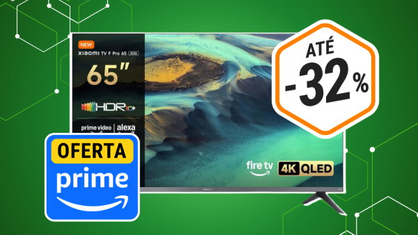 Últimas horas: a Smart TV Xiaomi TV F Pro de 65" com 4K e QLED está a preço de saldo na Amazon