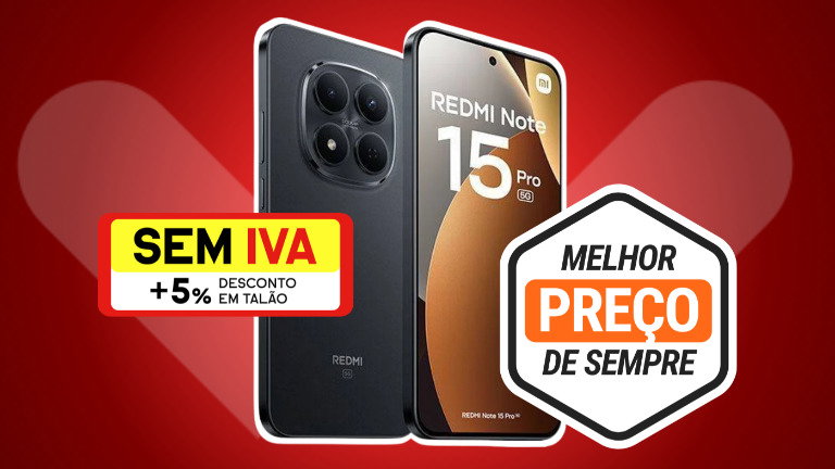 Último dia: Xiaomi Redmi Note 15 Pro 5G está ao melhor preço nos dias sem IVA na Worten