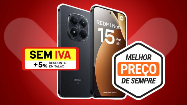 Último dia: Xiaomi Redmi Note 15 Pro 5G está ao melhor preço nos dias sem IVA na Worten