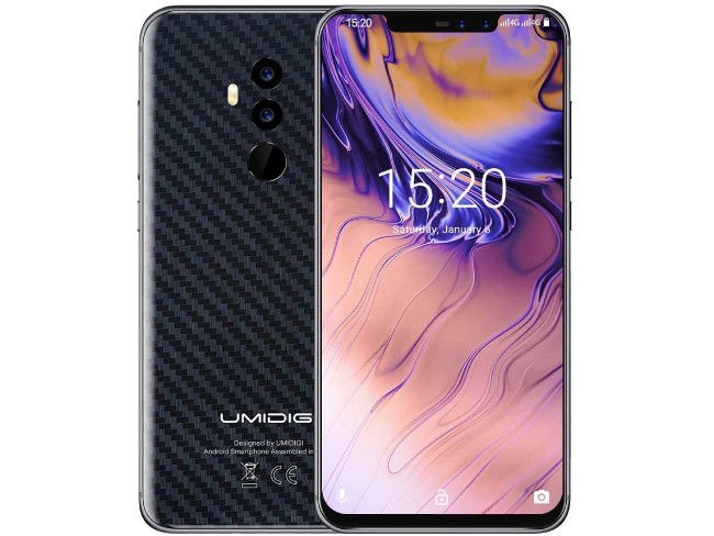 Telemóvel UMIDIGI em preto