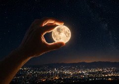 Vais poder ver a Lua diferente duas vezes em maio