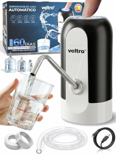 VELTRO VLTR-1399 Dispensador de &Aacute;gua Port&aacute;til USB-C