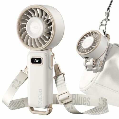 Ventilador portátil de mão 3600 mAh