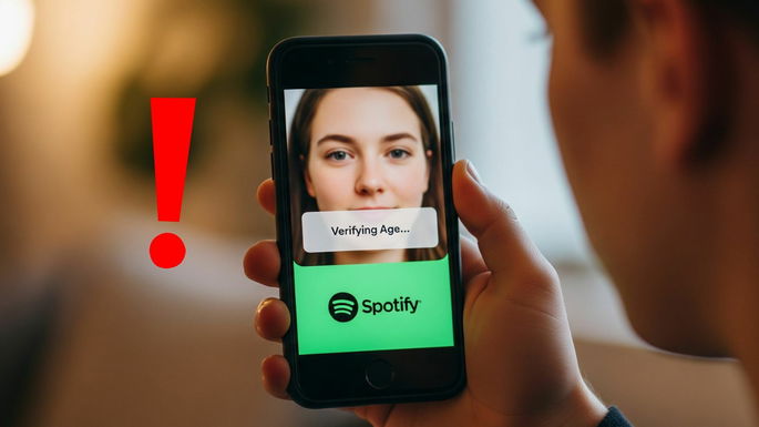 verificação de idade do Spotify
