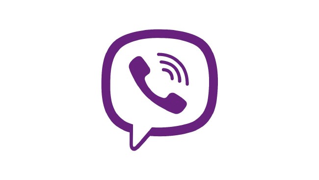 Logótipo do Viber em fundo branco