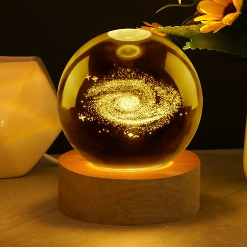 Vicloon Bola de Cristal 6 cm Sistema Solar 3D