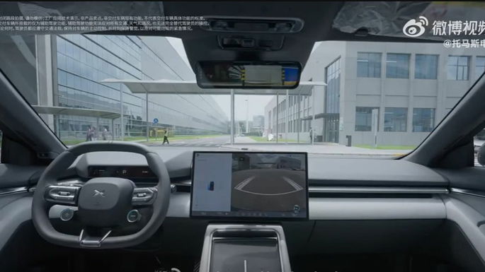 Xpeng P7 em condução autónoma