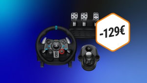 Volante Logitech para PS5, PS4 e PC fica 129 € mais barato na Amazon