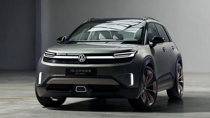 Volkswagen ID. Cross concept zona frontal