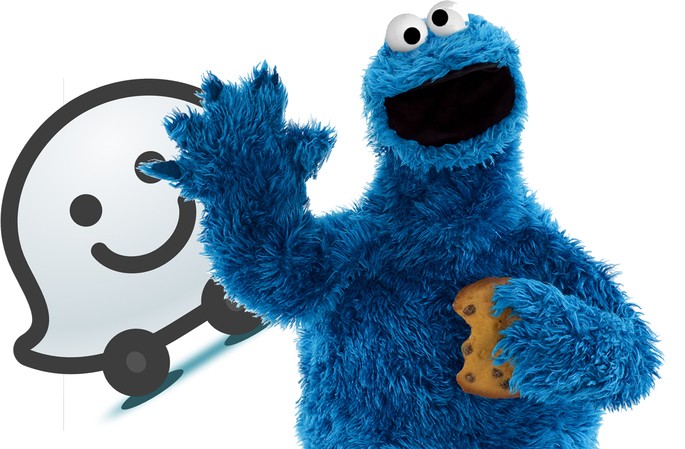 Waze Monstro das bolachas