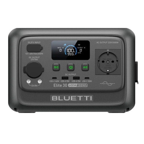 Estação de Energia Portátil BLUETTI Elite 30 V2 600 W
