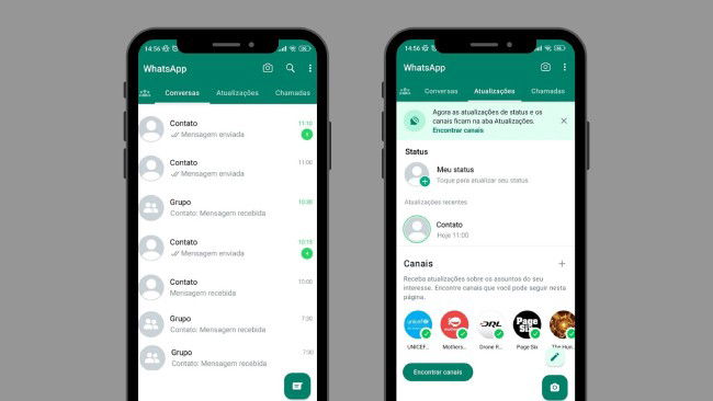WhatsApp Canais Portugal app mensagens