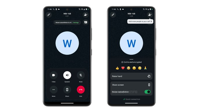WhatsApp novo recurso chamadas