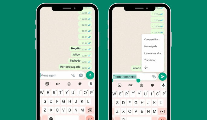 WhatsApp formatações novas 1