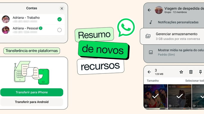 WhatsApp novos recursos
