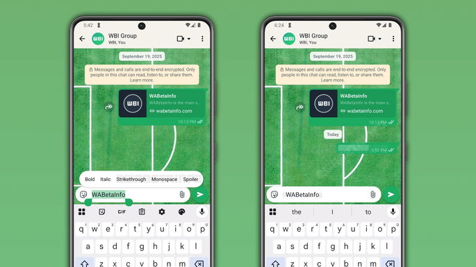 WhatsApp spoiler mensagens