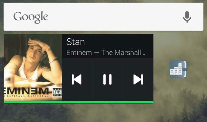 widget spotify