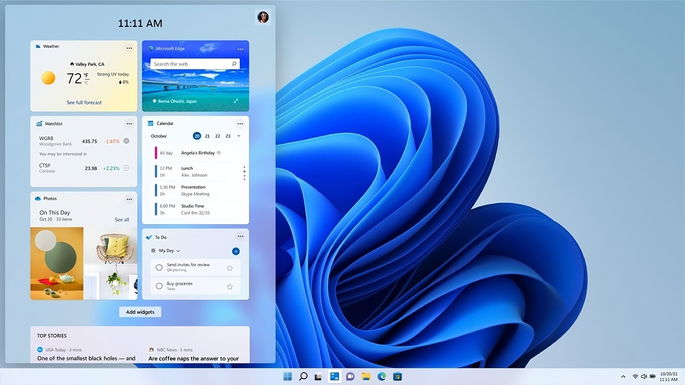 Windows 11 eidgets