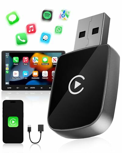 WityEye Adaptador CarPlay Inalámbrico