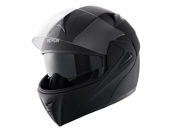 Capacete De Motocicleta Vevor Sem Máscara Comunicação Bluetooth 345 X 279 X 255 Mm