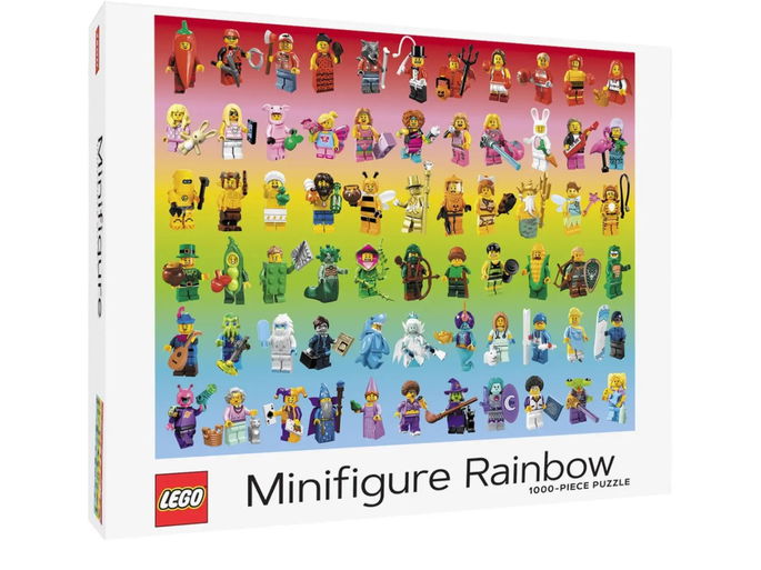 Puzzle de Minifigura de Arco-Íris 1000 peças