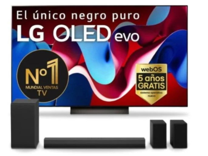 LG OLED55C46LA 55" OLED evo AI UltraHD 4K HDR10 + S40TR Barra de Som Inteligente 4.1