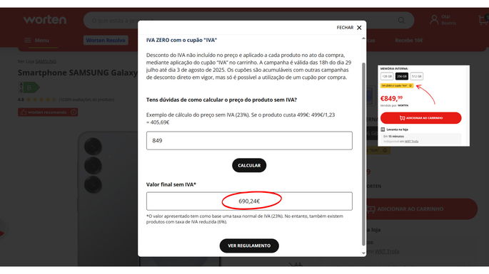 Dias sem IVA na Worten
