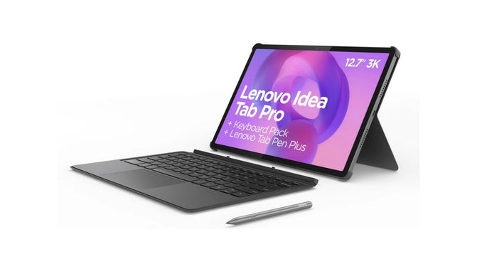 Tablet LENOVO IdeaTab Pro (12,7'' - 256 GB - RAM: 8 GB - Cinzento) + Pen + Teclado