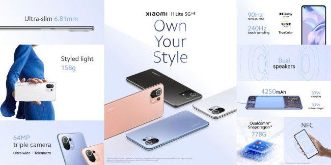 Xiaomi Mi 11 Lite 5G NE