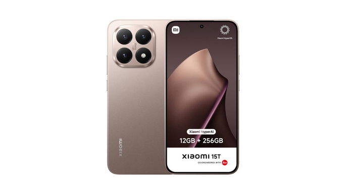 XIAOMI 15T (12 GB- 256 GB) - Rosa Dourado