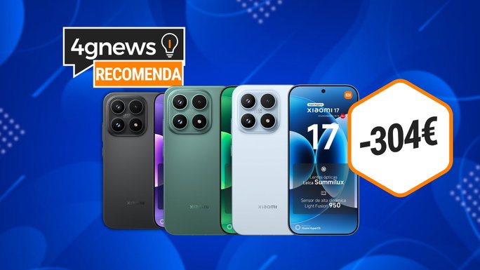 Xiaomi 17 fica 304 € mais barato e atinge o menor preço de sempre na Amazon