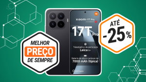 O smartphone topo de gama Xiaomi 17T Pro está a preço histórico na Amazon