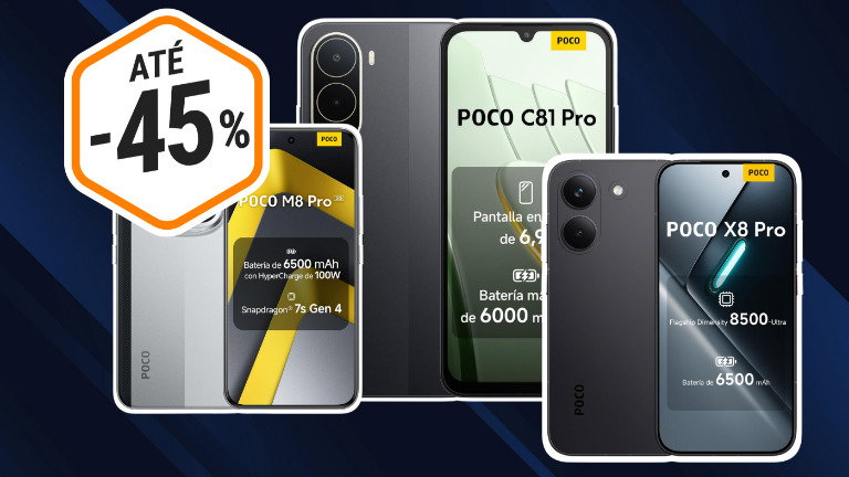Xiaomi: 3 POCO que vale a pena comprar em agosto até 350 € na Amazon