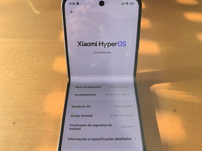 Xiaomi Mix Flip desempenho