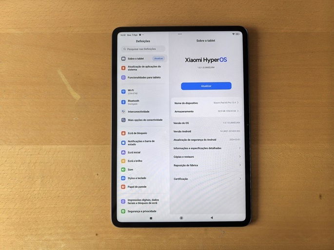 Xiaomi Pad 6s Pro desempenho