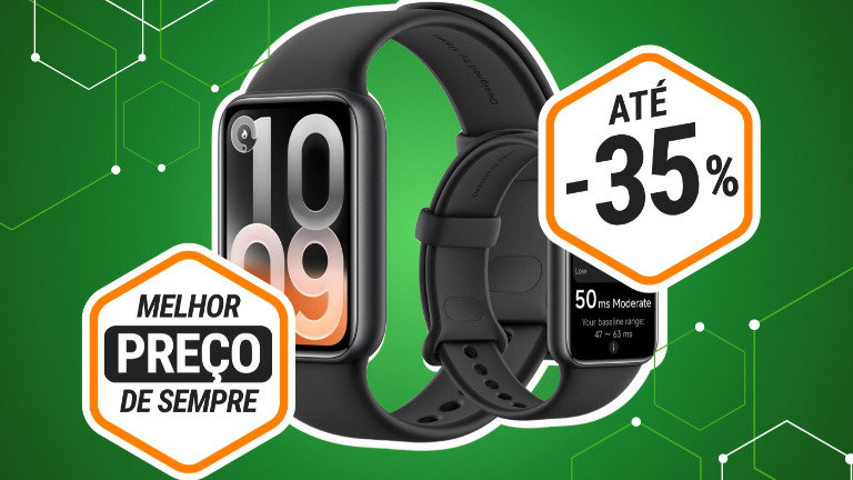 Xiaomi perde a cabeça e deixa a Smart Band 10 Pro a preço histórico na Amazon
