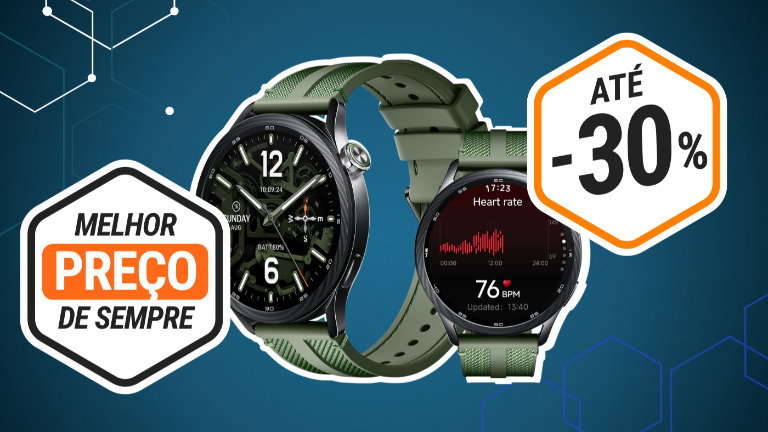 Xiaomi perde a cabeça: Watch S5 46 mm chega ao melhor preço na Amazon