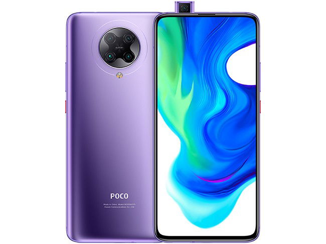 POCO F2 Pro em roxo