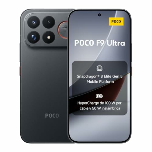 Xiaomi POCO F9 Ultra 16 GB + 512 GB Preto