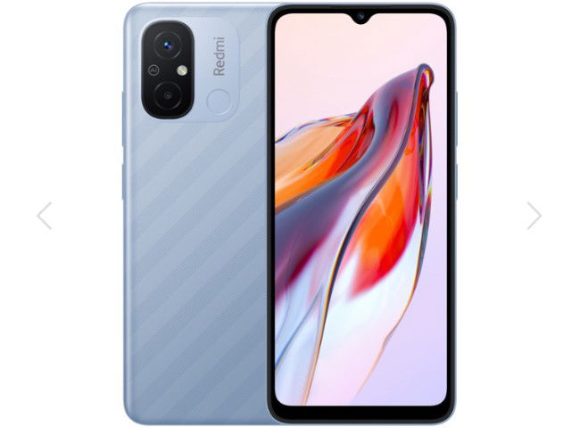 smartphone Xiaomi Redmi 12C em azul