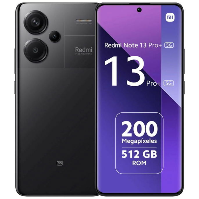 Xiaomi Redmi Note 13 Pro+ 5G 12GB/512GB Preto - Telemóvel