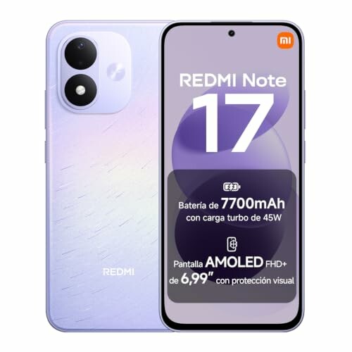 Xiaomi Redmi Note 17 256 GB, Roxo Celestial