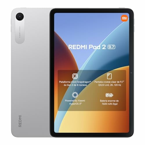 XIAOMI REDMI Pad 2 9,7&rdquo; 4+64 GB - Prata