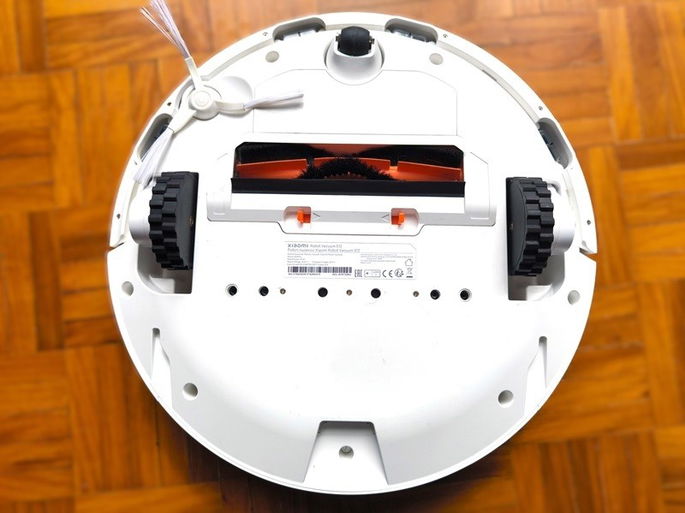 zona inferior do Xiaomi Robot Vacumm Mop S12