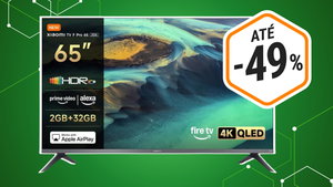 Xiaomi: Smart TV de 65” com 4K QLED ao preço da chuva na Amazon