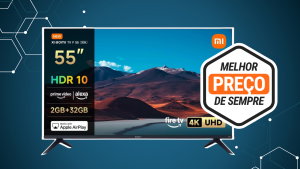 Xiaomi: Smart TV F 55" com 4K UHD está ao melhor preço na Amazon