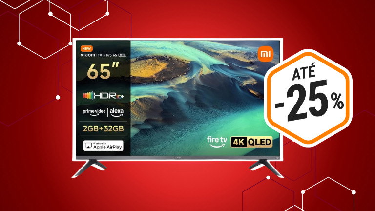 Xiaomi: Smart TV F Pro 65" com QLED está ao preço da chuva na Amazon