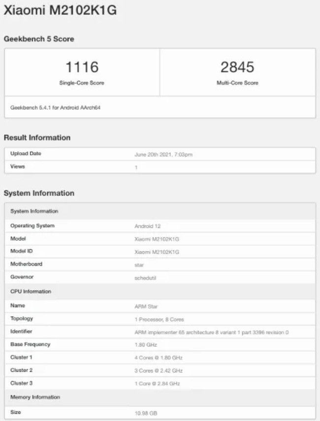 Xiaomi smartphone Android