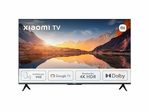 Xiaomi TV A 2025 50", Smart TV 4K HDR, Google TV, controlo de voz, Dolby